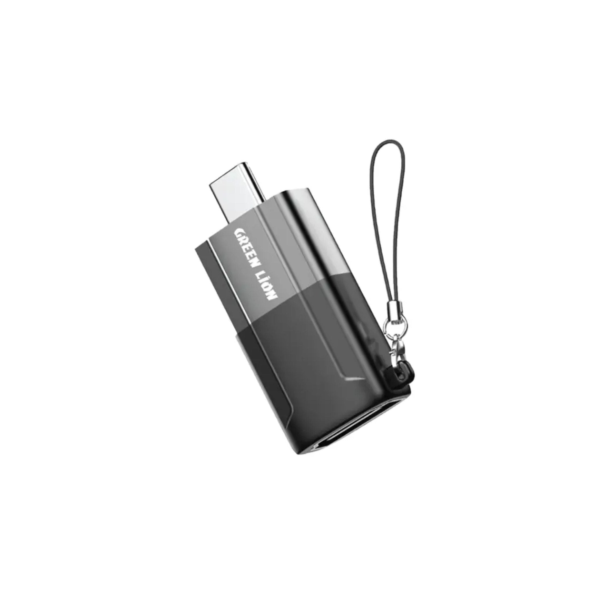 Green Lion Aluminum Alloy Shell Type C to HDMI Adapter - Black